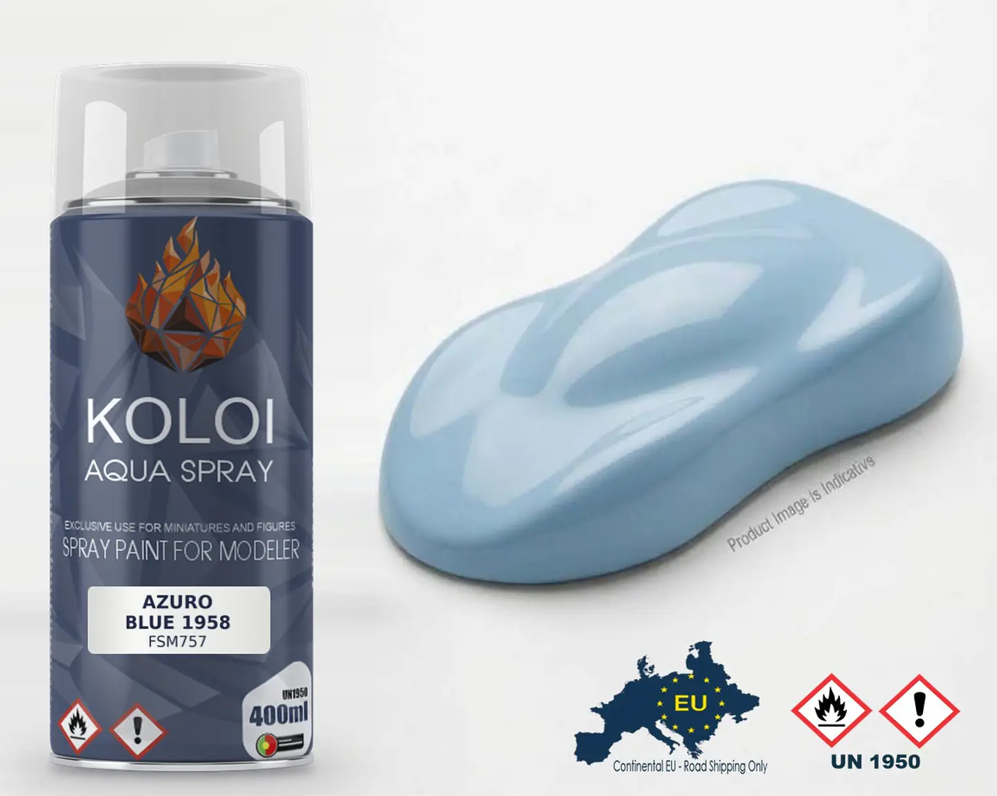 Azuro Blue 1958 – Koloi Aqua Spray 400ml 1