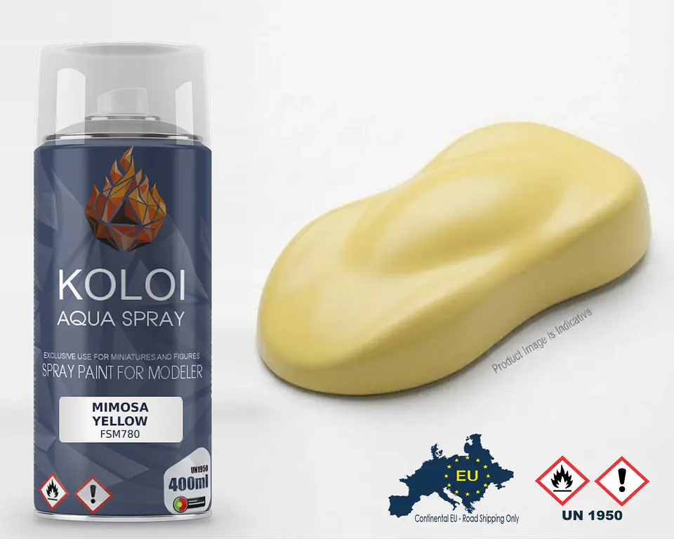 Mimosa Yellow – Koloi Aqua Spray 400ml 1