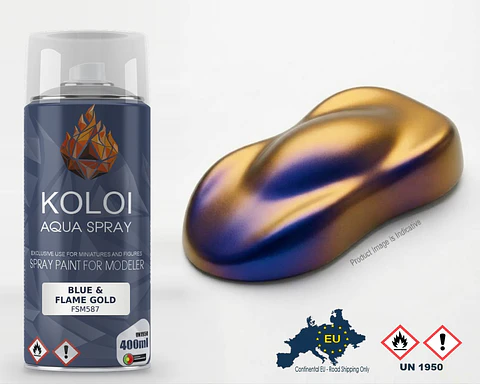 Blue & Flame Gold – Koloi Aqua Spray 400ml