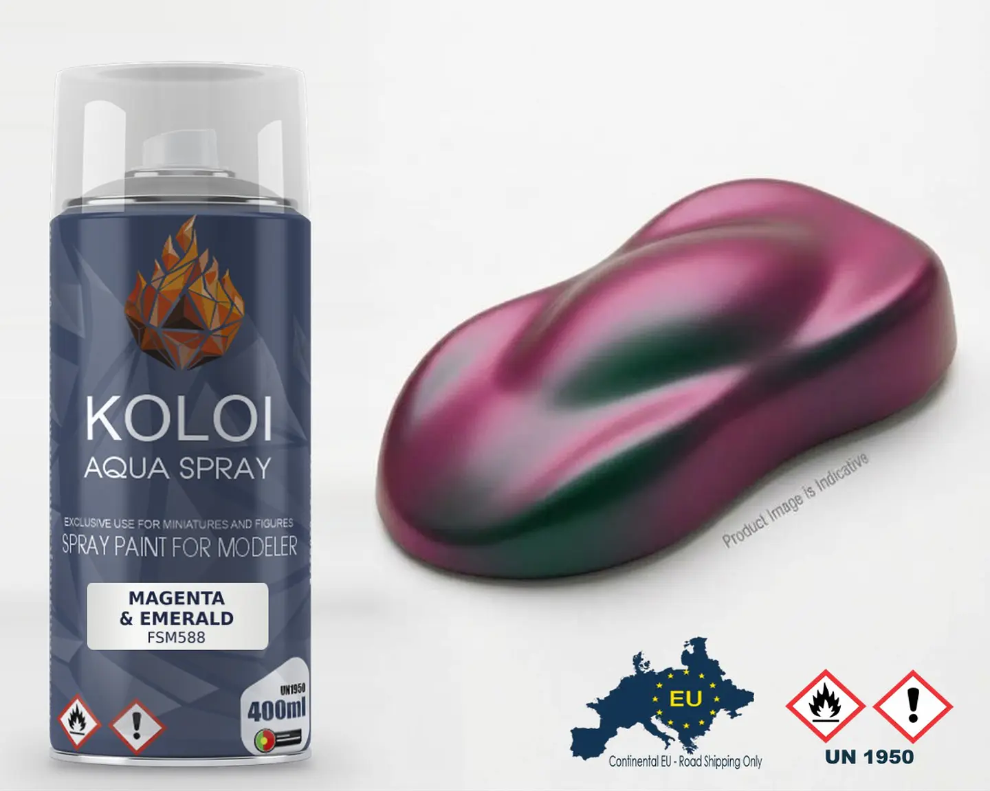 Magenta & Emerald – Koloi Aqua Spray 400ml 1