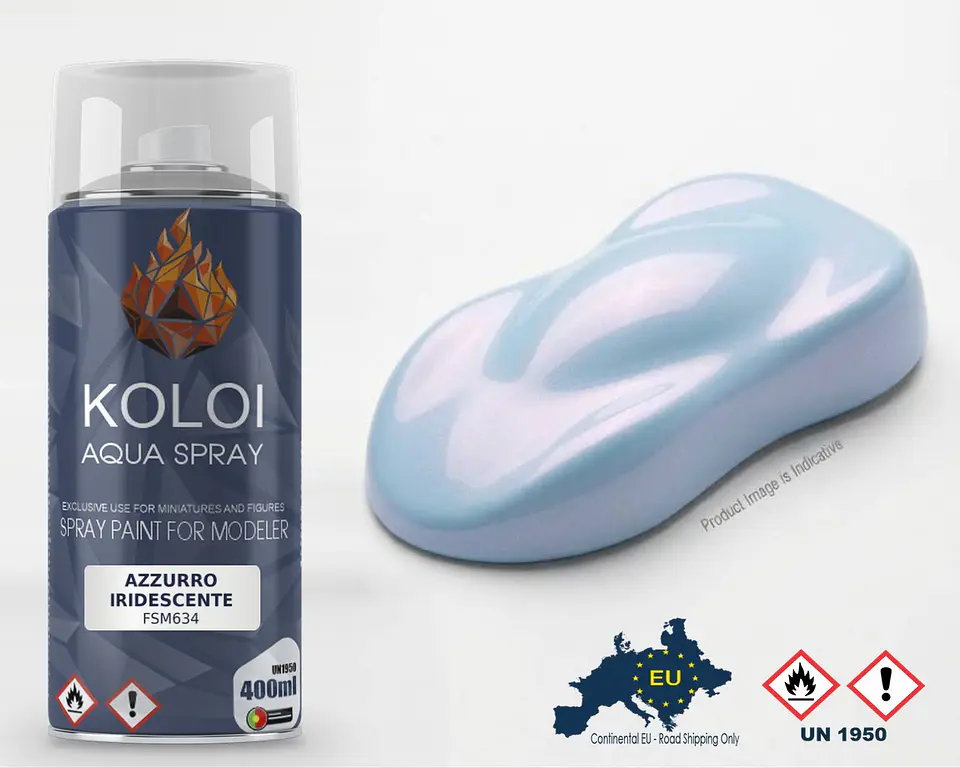 Azzurro Iridescente – Koloi Aqua Spray 400ml 1