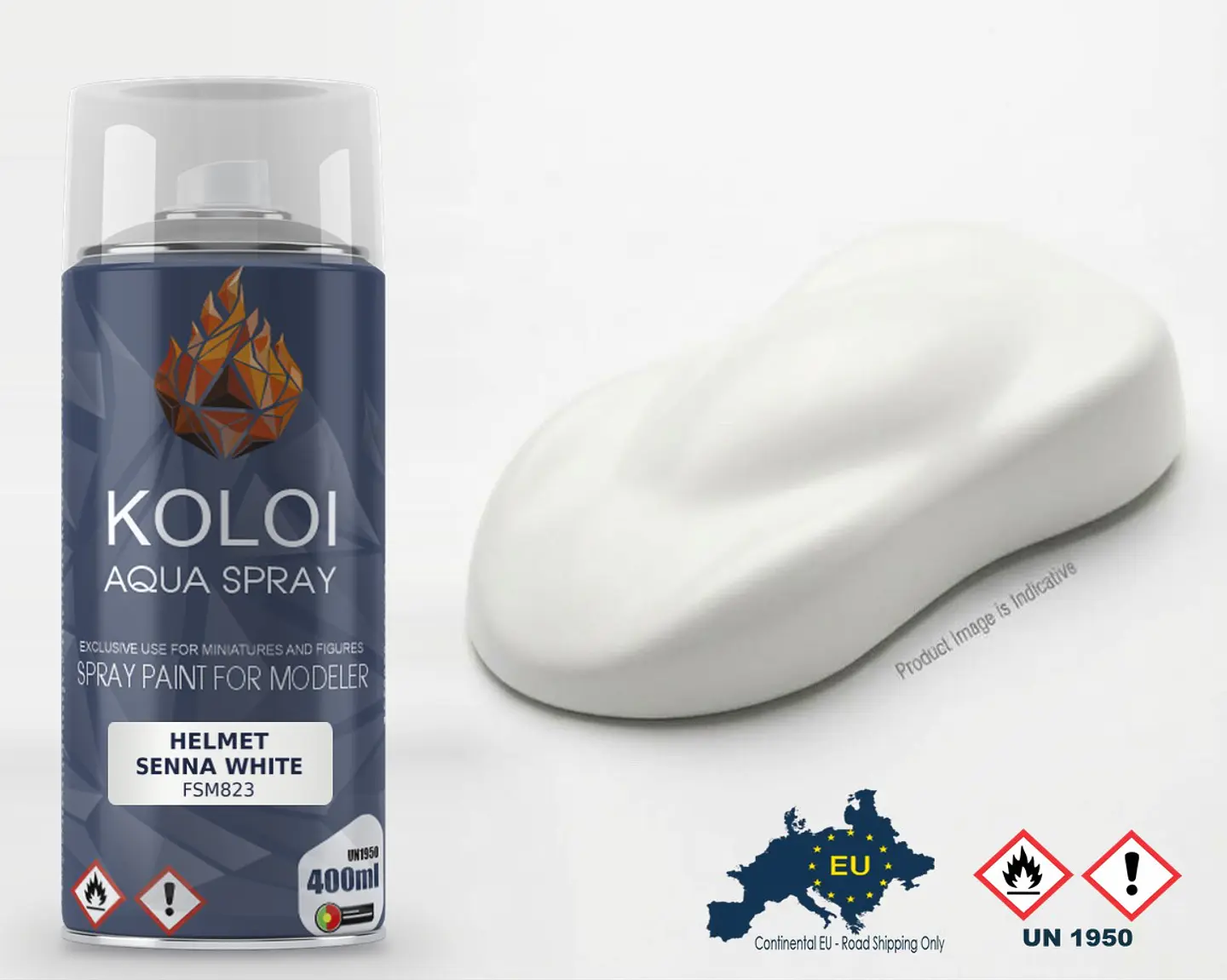Helmet Senna White – Koloi Aqua Spray 400ml 1