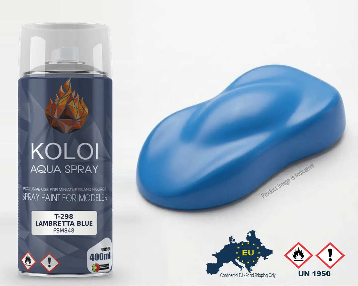 T-298 Lambretta Blue – Koloi Aqua Spray 400ml 1