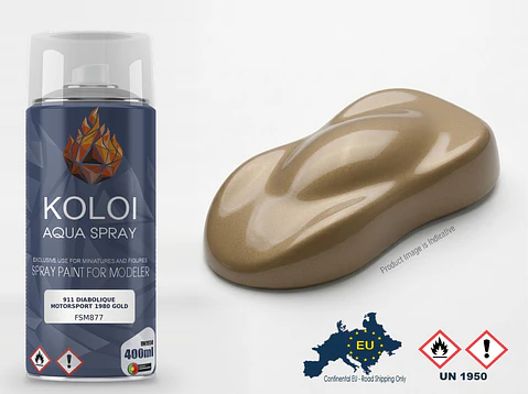 911 Diabolique Motorsport 1980 Gold – Koloi Aqua Spray 400ml