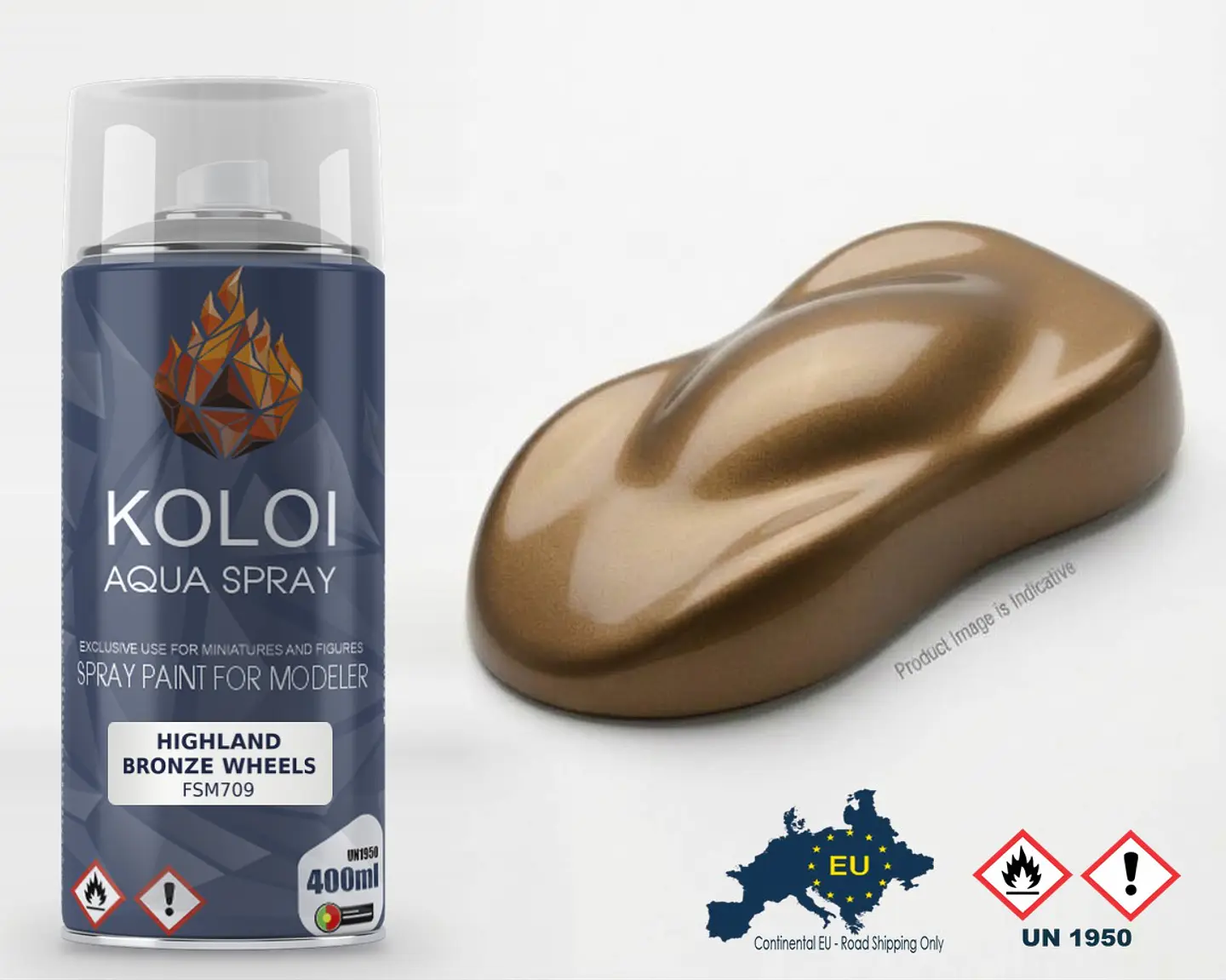 Highland Bronze Wheels – Koloi Aqua Spray 400ml 1
