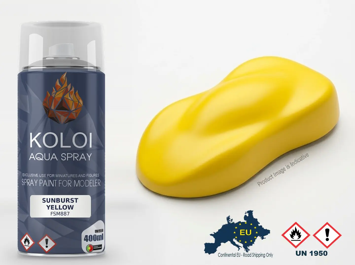 Sunburst Yellow – Koloi Aqua Spray 400ml 1
