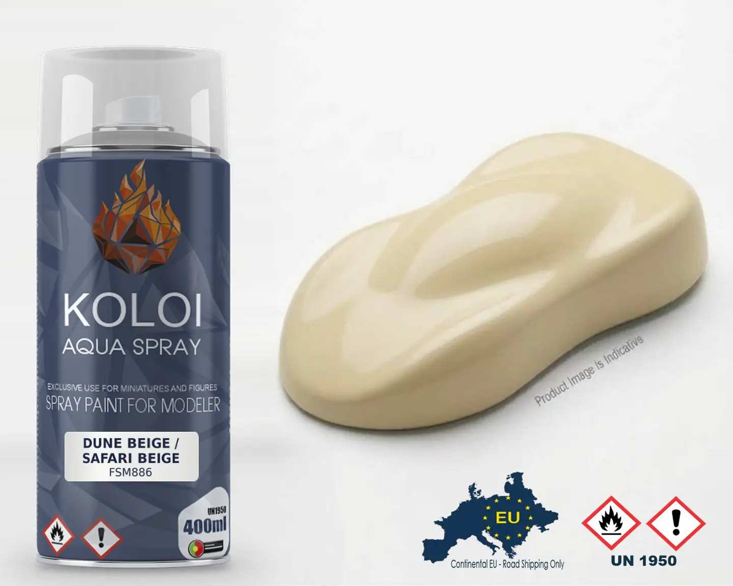 Dune Beige / Safari Beige – Koloi Aqua Spray 400ml 1