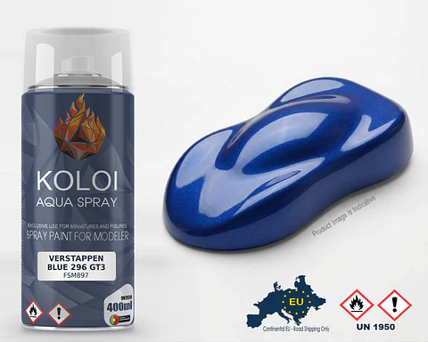 Verstappen Blue 296 GT3 – Koloi Aqua Spray 400ml
