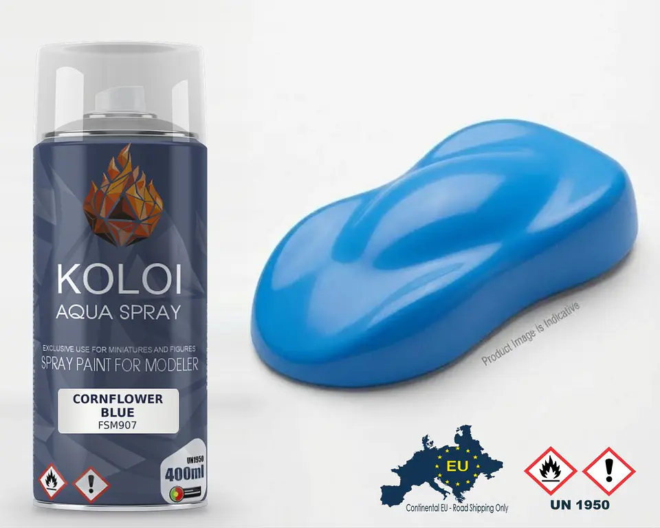 Cornflower Blue – Koloi Aqua Spray 400ml 1
