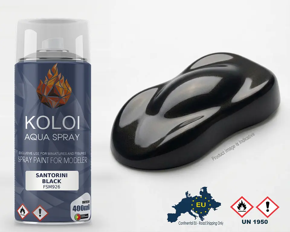 Santorini Black – Koloi Aqua Spray 400ml 1