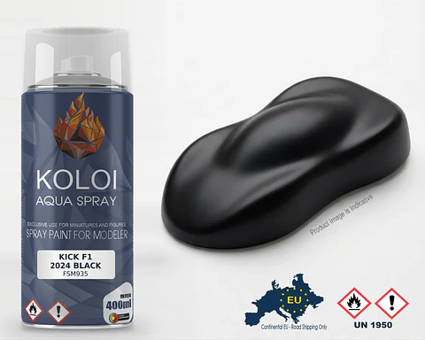 Kick F1 2024 Black – Koloi Aqua Spray 400ml