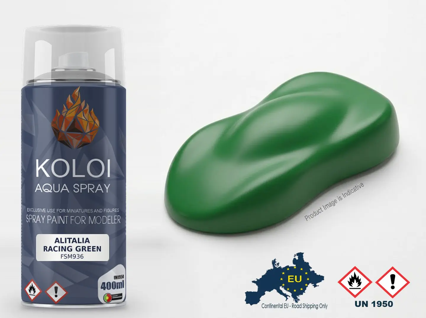 Alitalia Racing Green – Koloi Aqua Spray 400ml 1