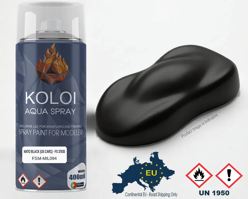 NATO Black (US CARC) FS 37030 – Koloi Aqua Spray 400ml 1