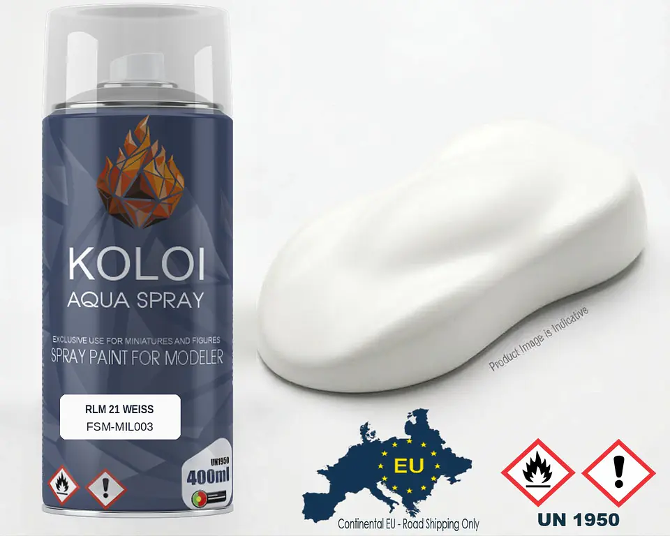 RLM 21 Weiß – Koloi Aqua Spray 400ml 1