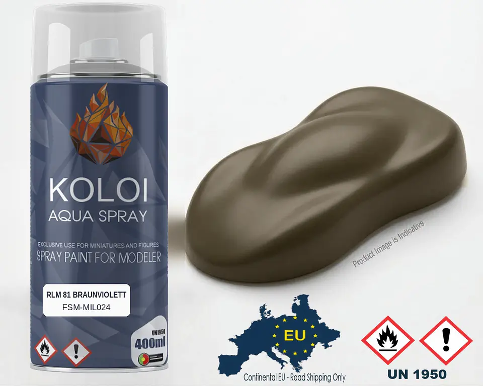 RLM 81 Braunviolett – Koloi Aqua Spray 400ml 1