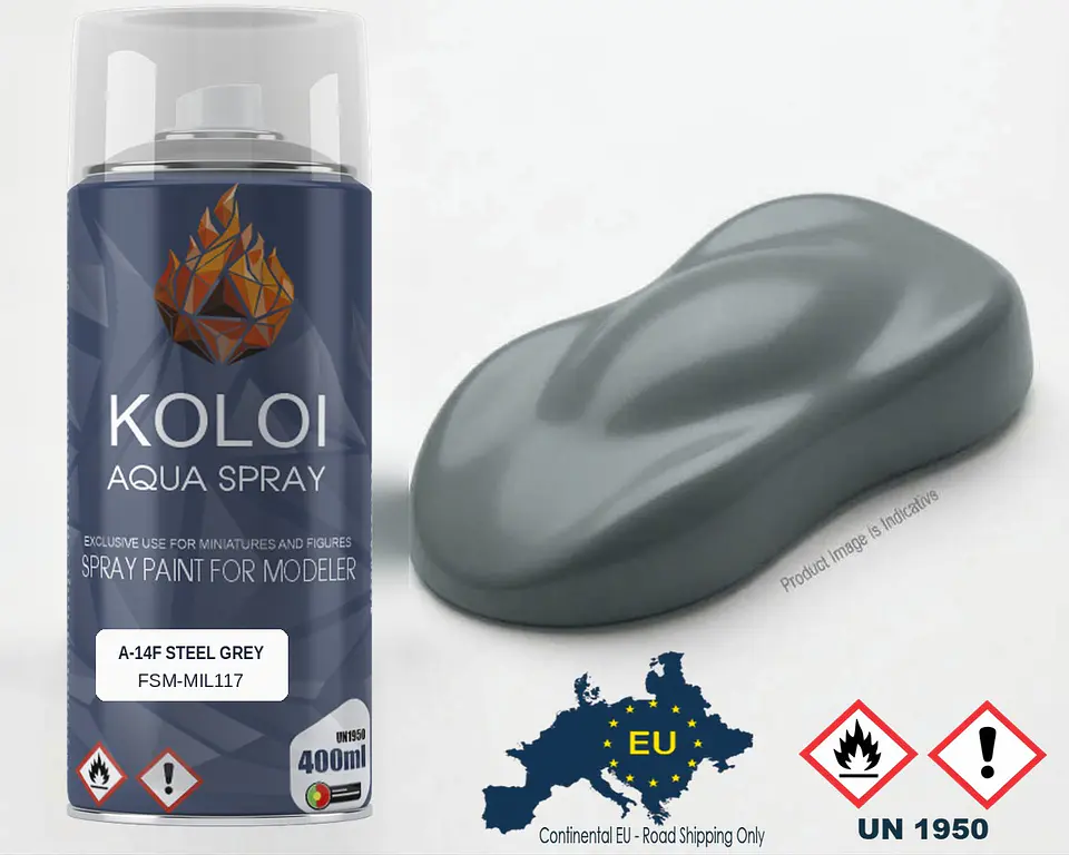 A-14f Steel Grey (Soviet VVS) – Koloi Aqua Spray 400ml 1