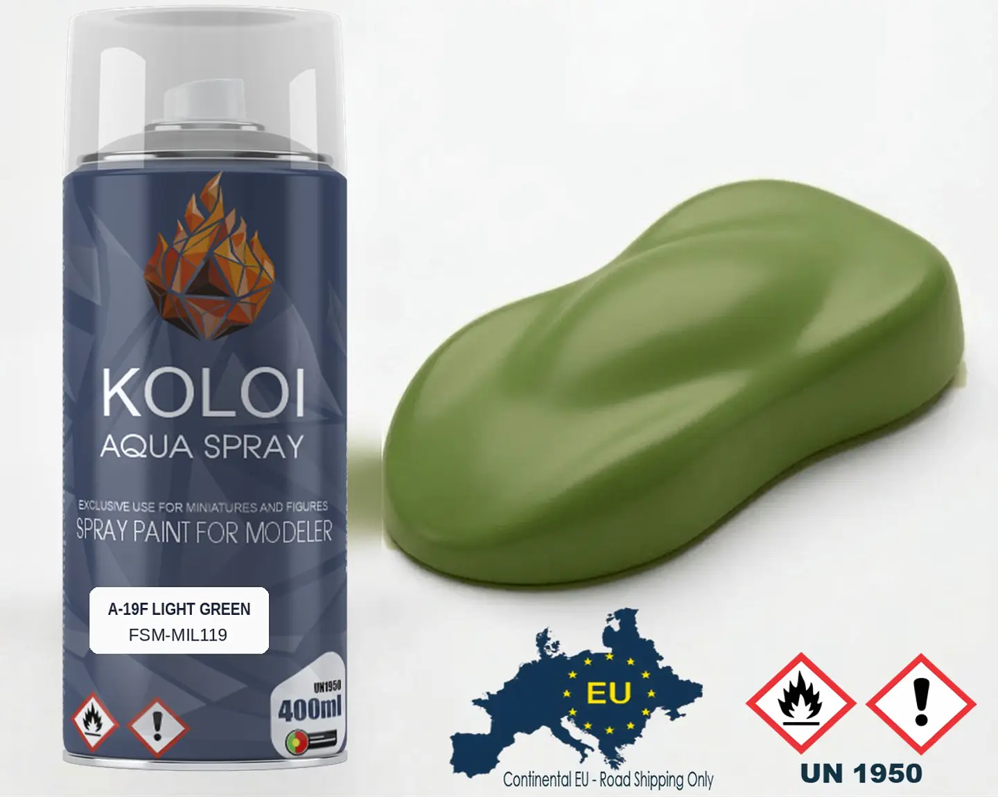 A-19f Light Green (Soviet VVS) – Koloi Aqua Spray 400ml 1