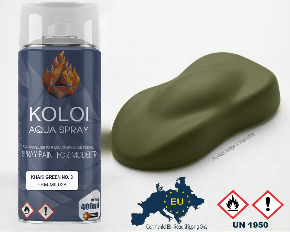 Khaki Green No. 3 – Koloi Aqua Spray 400ml 1