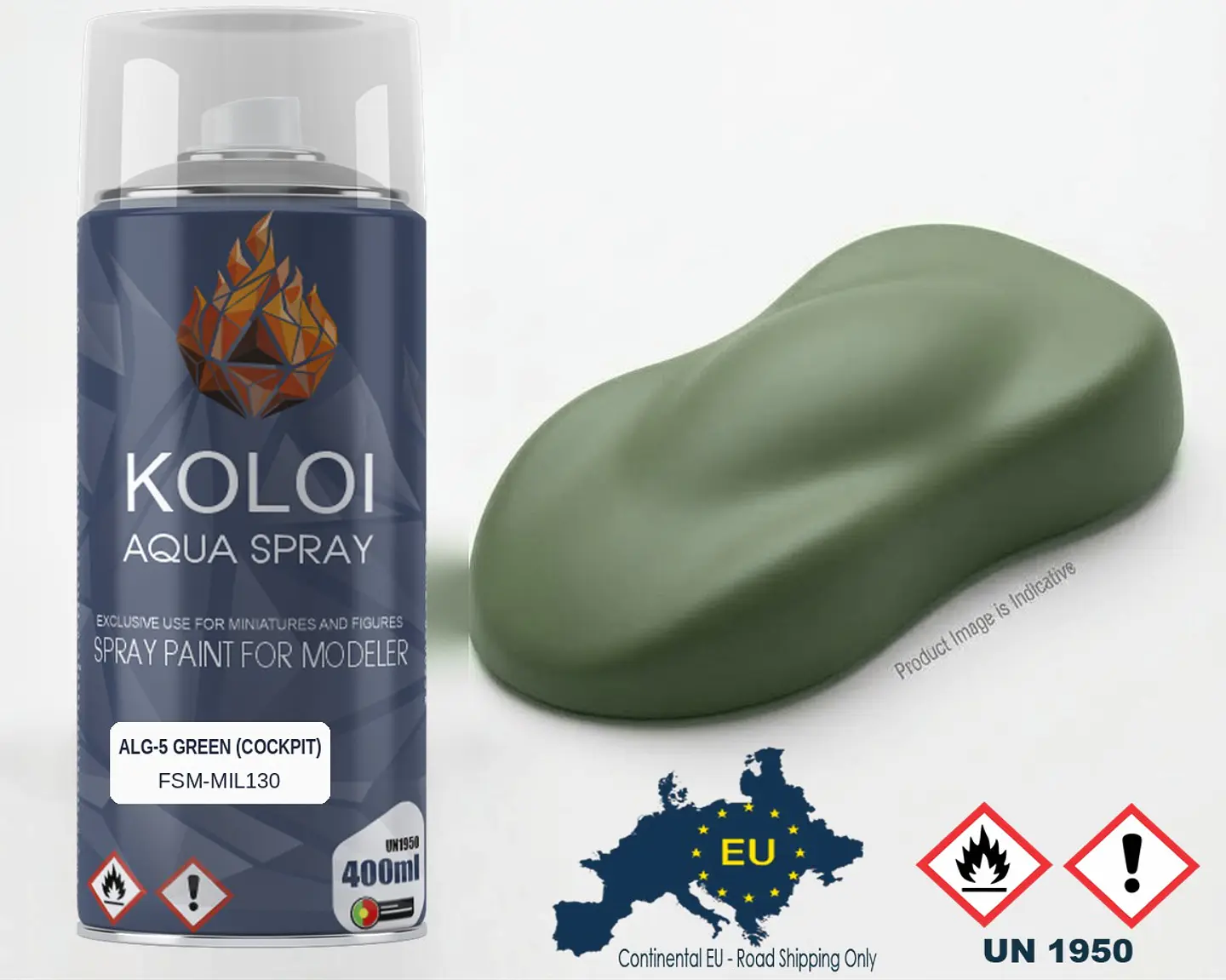 ALG-5 Green (cockpit) (Soviet VVS) – Koloi Aqua Spray 400ml 1