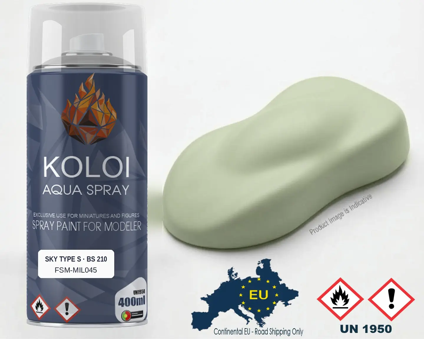 RAF Sky Type S BS 210 – Koloi Aqua Spray 400ml 1