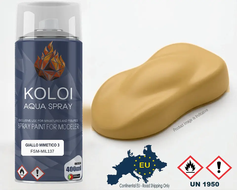 Giallo Mimetico 3 (Regia Aeronautica) – Koloi Aqua Spray 400ml 1