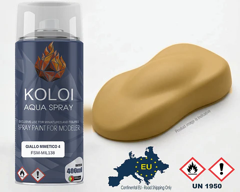 Giallo Mimetico 4 (Regia Aeronautica) – Koloi Aqua Spray 400ml