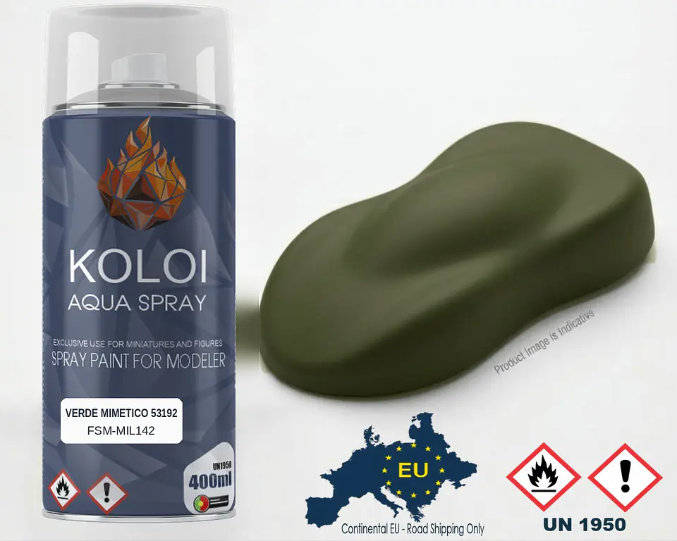 Verde Mimetico 53192 (Regia Aeronautica) – Koloi Aqua Spray 400ml 1