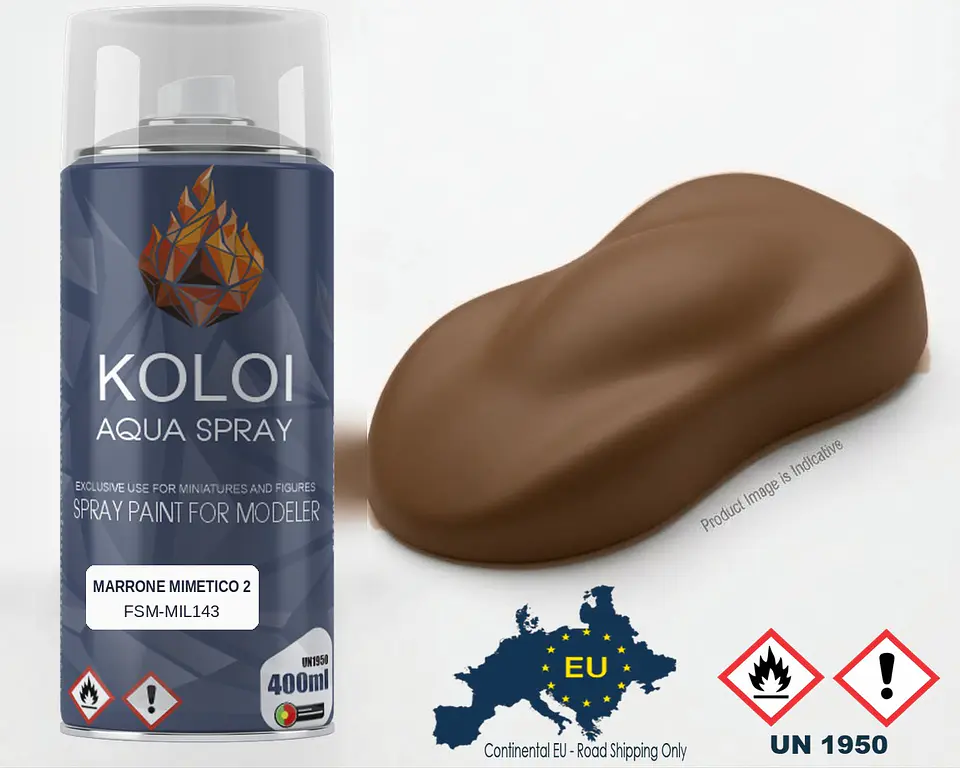 Marrone Mimetico 2 (Regia Aeronautica) – Koloi Aqua Spray 400ml 1