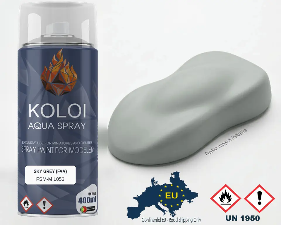 RAF Sky Grey (FAA) – Koloi Aqua Spray 400ml 1