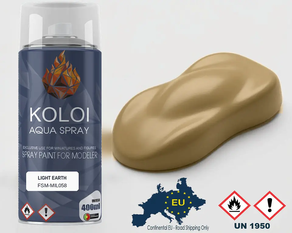 RAF Light Earth – Koloi Aqua Spray 400ml 1