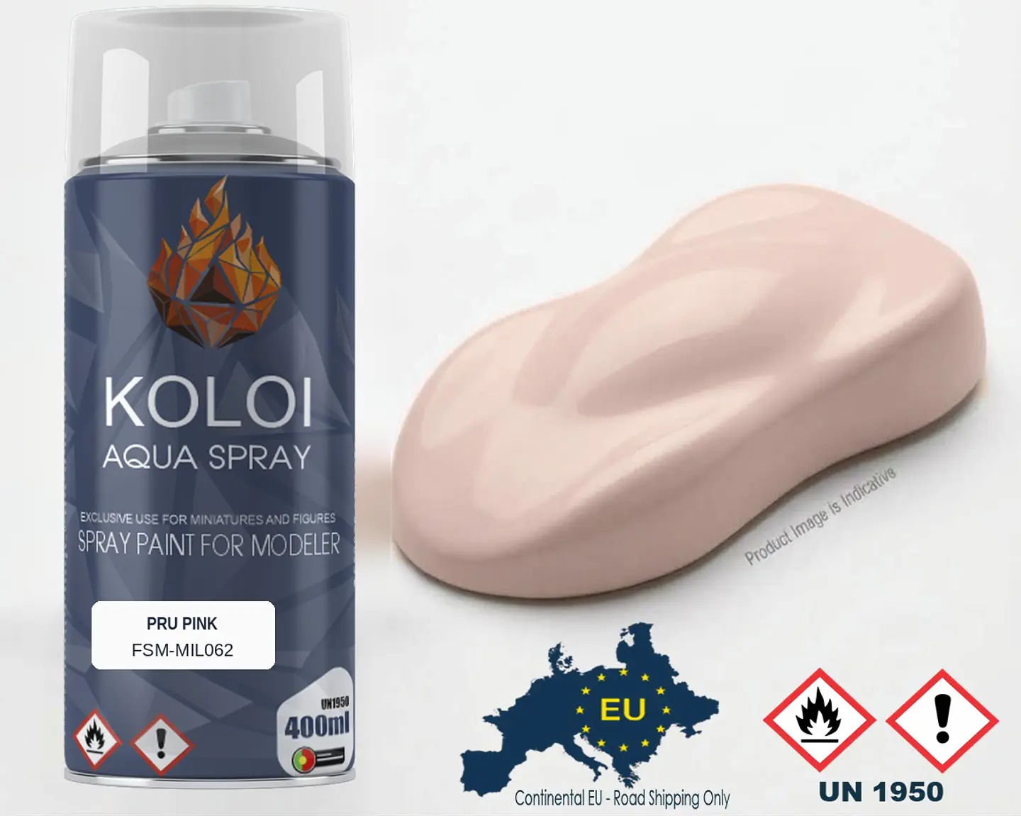 RAF PRU Pink – Koloi Aqua Spray 400ml 1