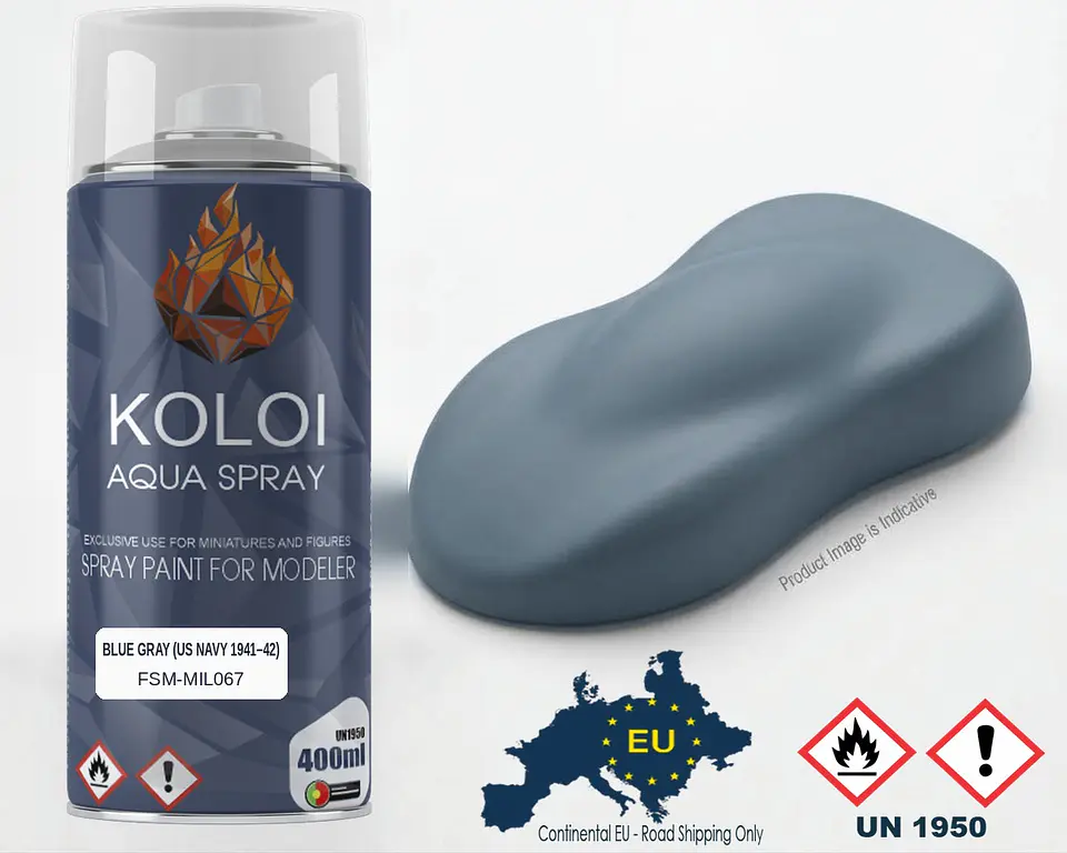 Blue Gray (US Navy 1941–42) – Koloi Aqua Spray 400ml 1