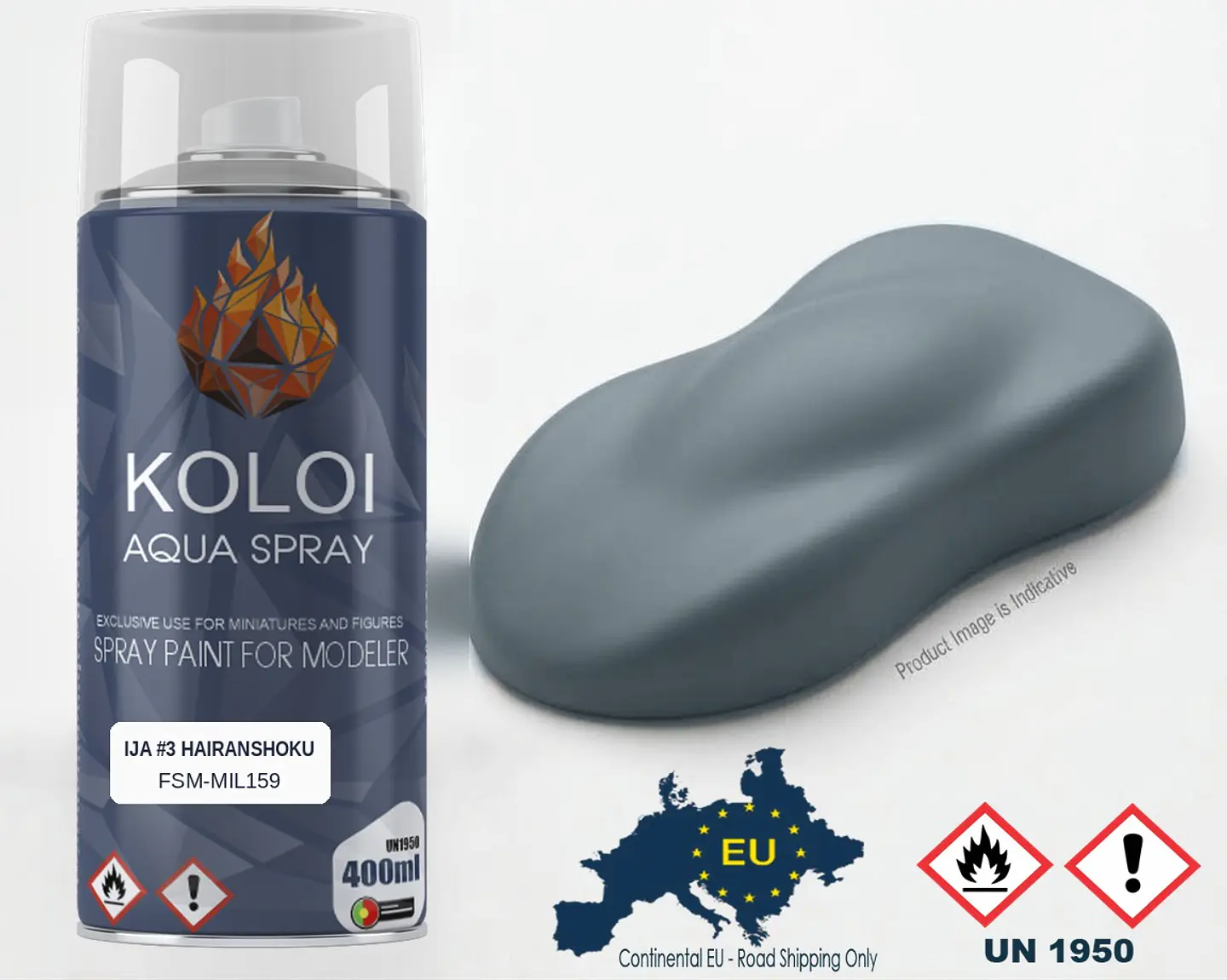 IJA #3 Hairanshoku (Ash Indigo) – Koloi Aqua Spray 400ml 1