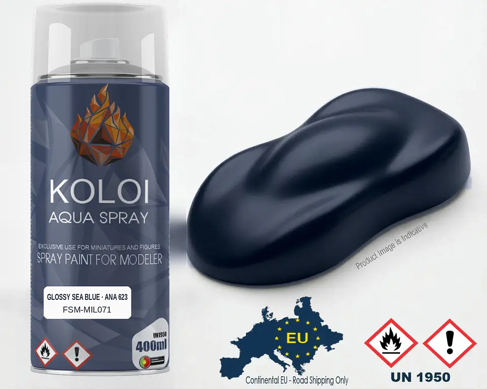 Glossy Sea Blue ANA 623 (FS 15042) – Koloi Aqua Spray 400ml 1