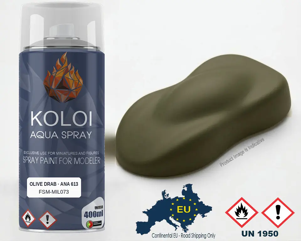 Olive Drab ANA 613 (FS 34088) – Koloi Aqua Spray 400ml 1