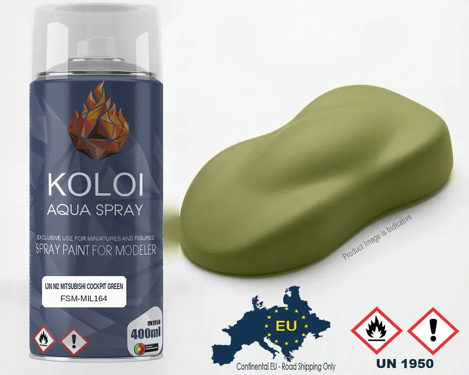 IJN M2 Mitsubishi Cockpit Green – Koloi Aqua Spray 400ml 1
