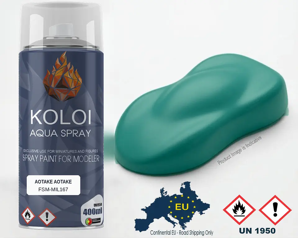 Aotake (translucent blue-green) – Koloi Aqua Spray 400ml 1