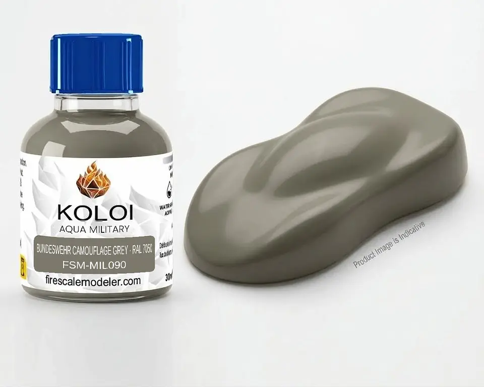 Bundeswehr Camouflage Grey RAL 7050 1