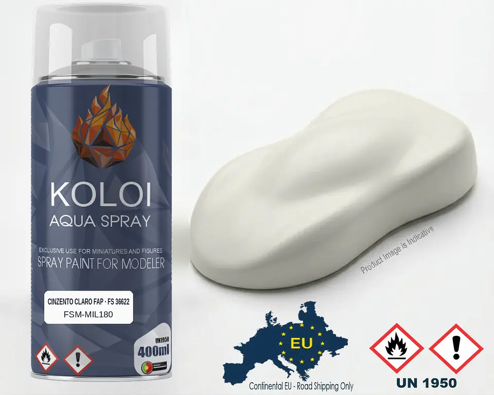 FAP Light Grey FS 36622 (Fiat G-91) – Koloi Aqua Spray 400ml 1