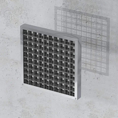 Grelhas de Ventilação Corta-Fogo COR CFR GRILLE - Retangular - EI120