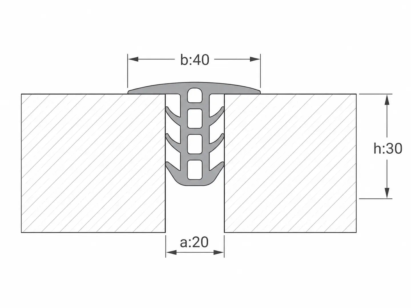 Perfil Compressível para juntas COR 500-01 - Perfis de 3M 2