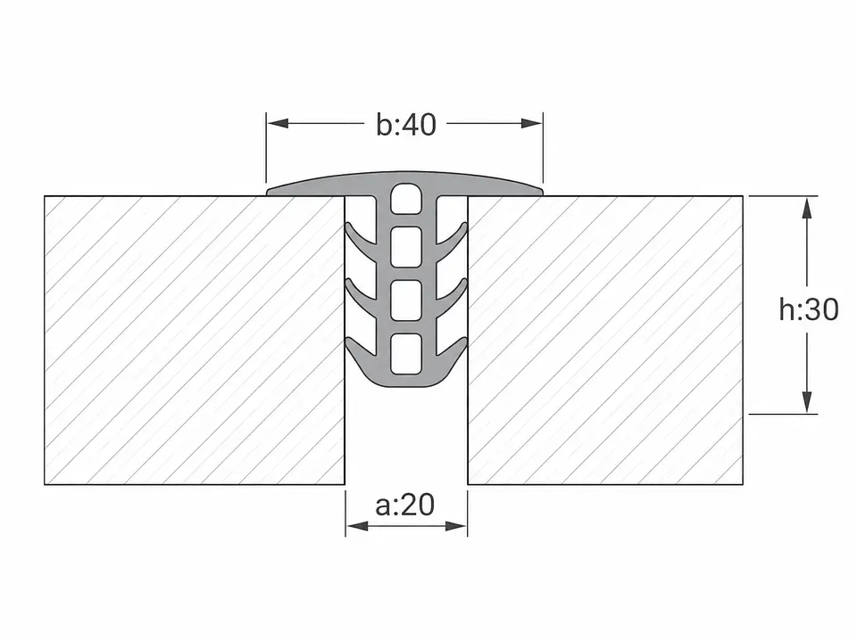Perfil Compressível para juntas COR 500-01 - Perfis de 3M 2