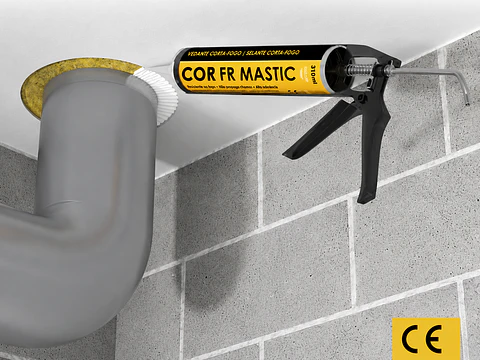 COR FR MASTIC - Mástique corta-fogo (silicone)