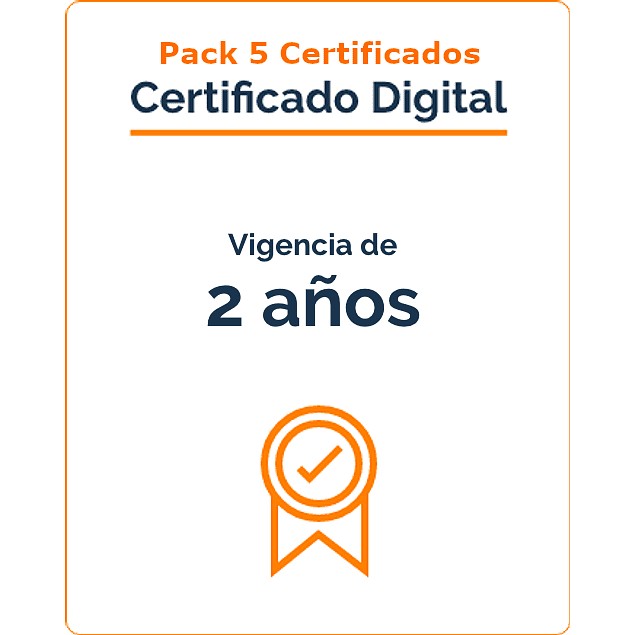Pack 5 Firmas Digitales de 2 Años