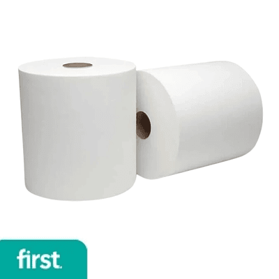 TOALLA DE PAPEL - PACK DE 2 ROLLOS DE 250 MTS C/U - FIRST CHILE