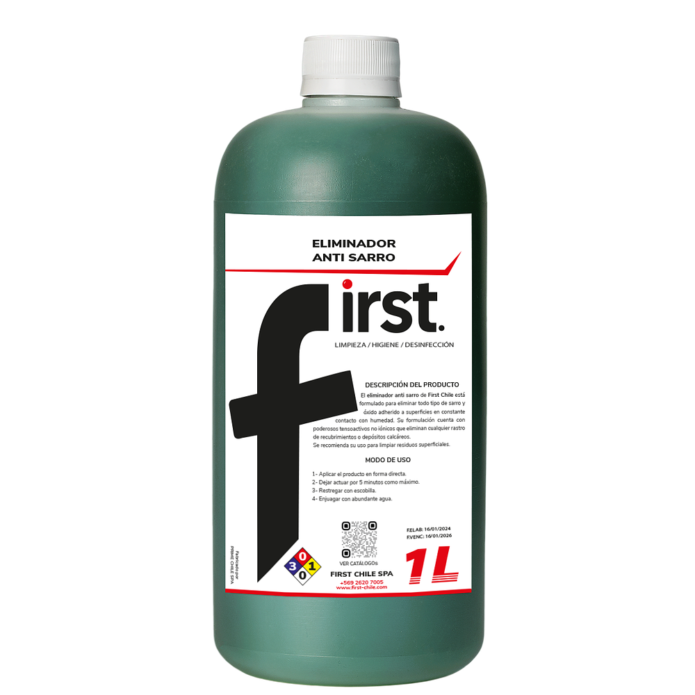 ELIMINADOR ANTI SARRO FIRST - 1 LT