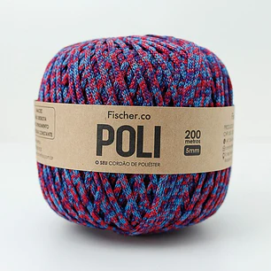 Fio Poli - Fio 100% Poliéster 5mm - 220 metros - Anambé - 716