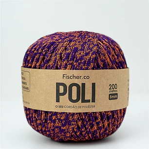 Fio Poli - Fio 100% Poliéster 5mm - 220 metros - Figo - 717
