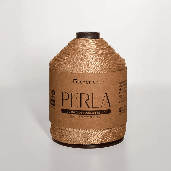  Perla - Cordão de poliéster brilho 200m - Peróla 1