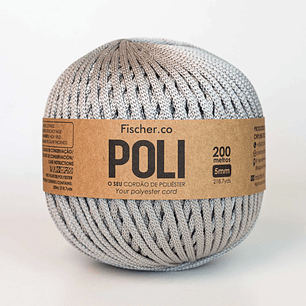 Fio POLI 5mm - 200metros - Platinado